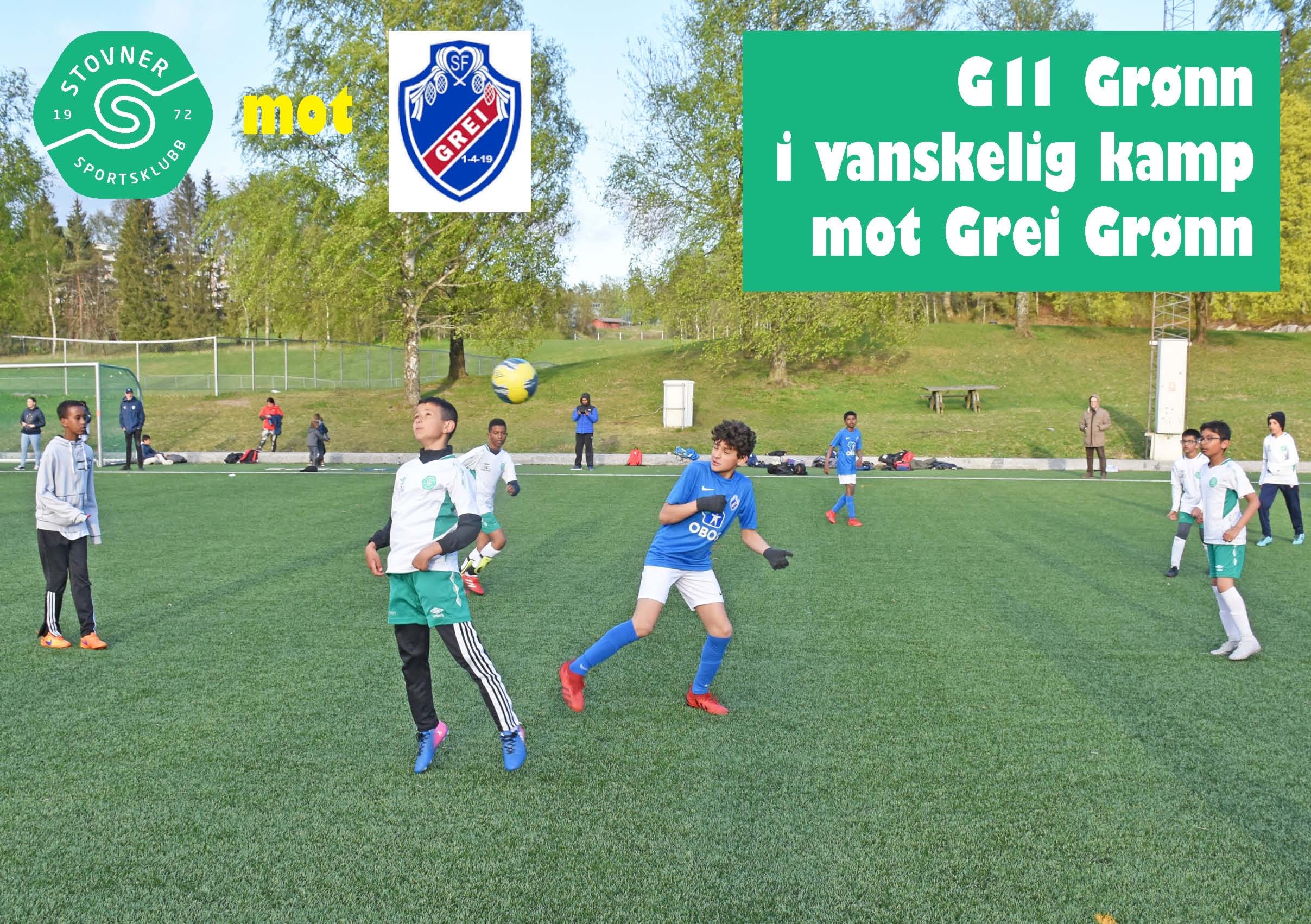G11 Grønn fikk det tøft mot Grei Grønn